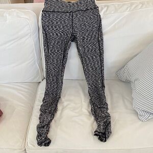 lululemon athletica Black and Gray Leggings, full length